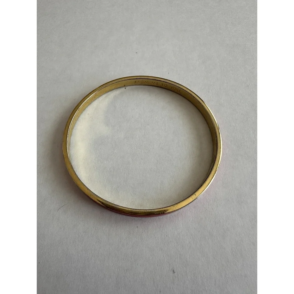 Kate Spade New York Bracelet Bangle Pink Gold "From Me To You" - Picture 8 of 16